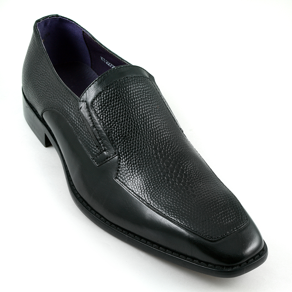 black slip on shoes