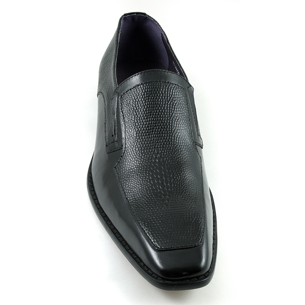 mens black slip on trainers