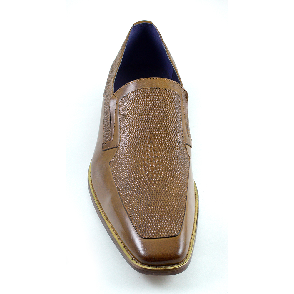 mens tan slip on shoes
