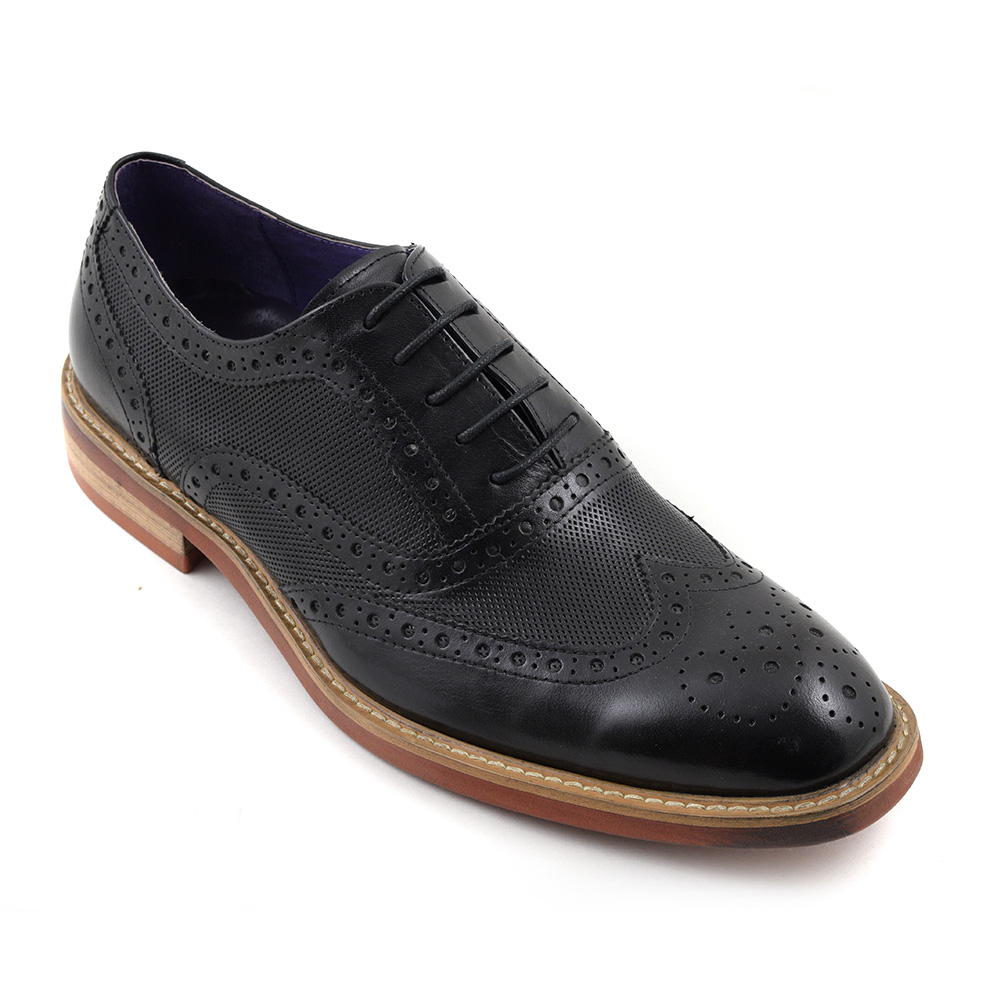 Buy Mens Black Oxford Brogues | Contemporary Gucinari