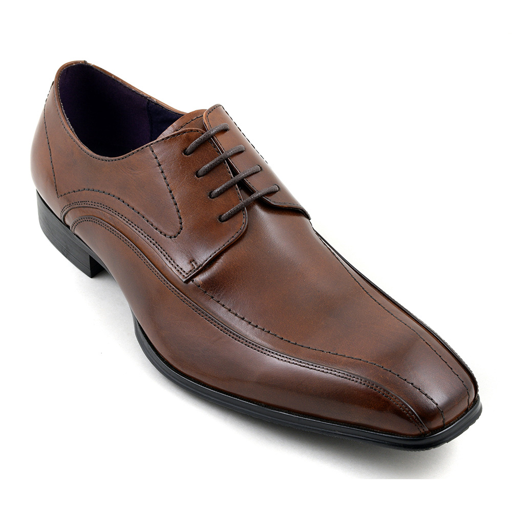 Buy Dark Tan Formal Derby Mens Shoes | Gucinari Design