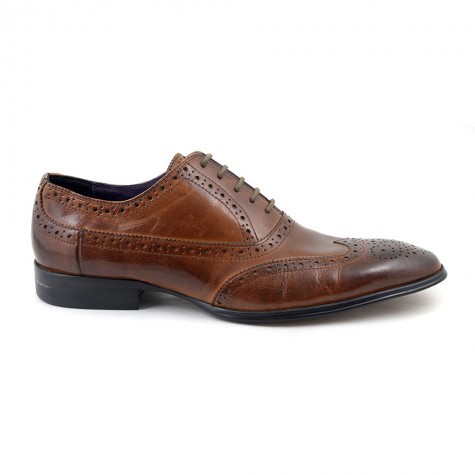 brown oxford brogue