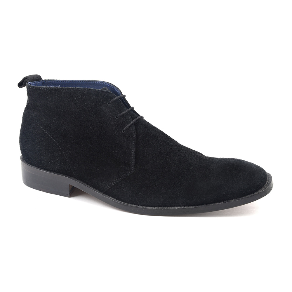 mens black suede chukka boots