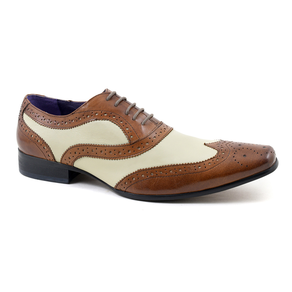 two tone brogues