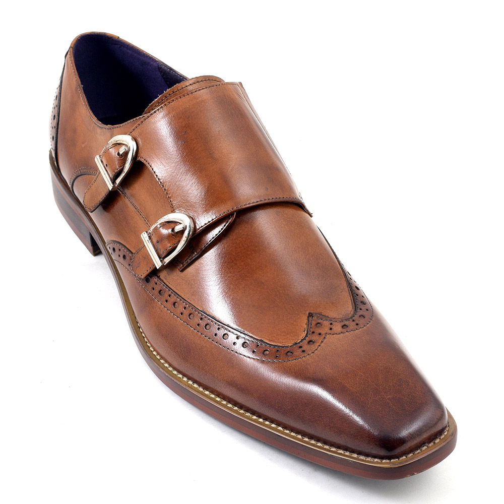 mens double monk strap shoes