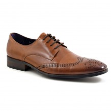 Gucinari Castello Tan Leather Formal Brogue Shoes AMP-008 Free UK P&P! 