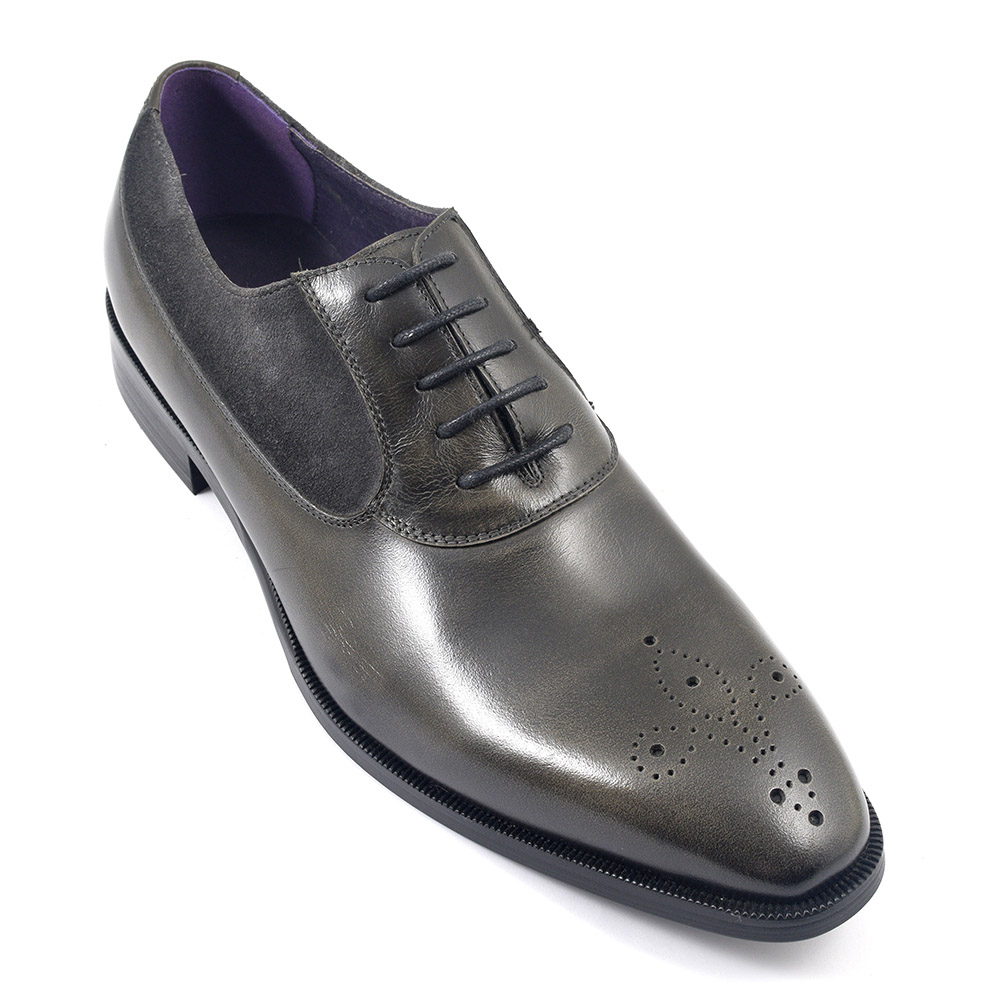 Buy Mens Dark Grey Oxford Shoes | Gucinari Design