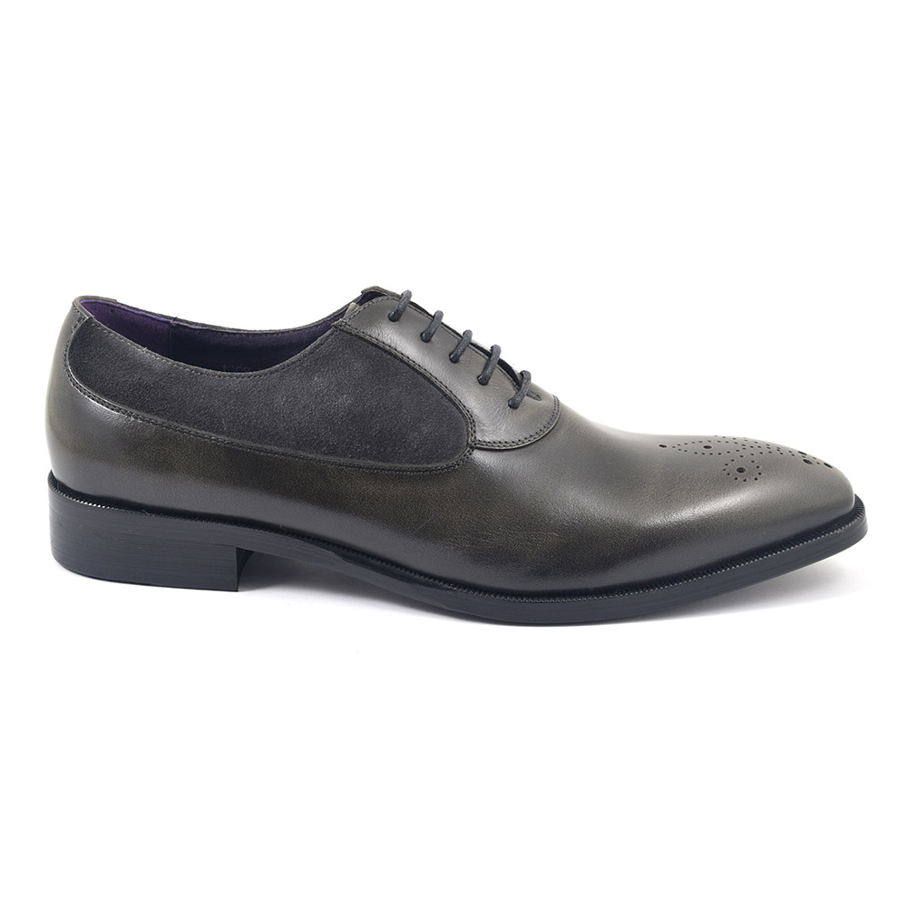 Buy Mens Dark Grey Oxford Shoes | Gucinari Design