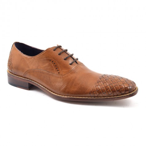 Shop Tan Woven Oxford Shoes for Men Online | Gucinari