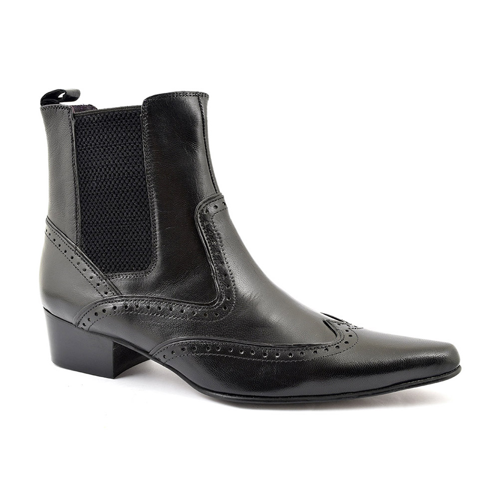 Buy Designer Mens Black Chelsea Boots | Gucinari