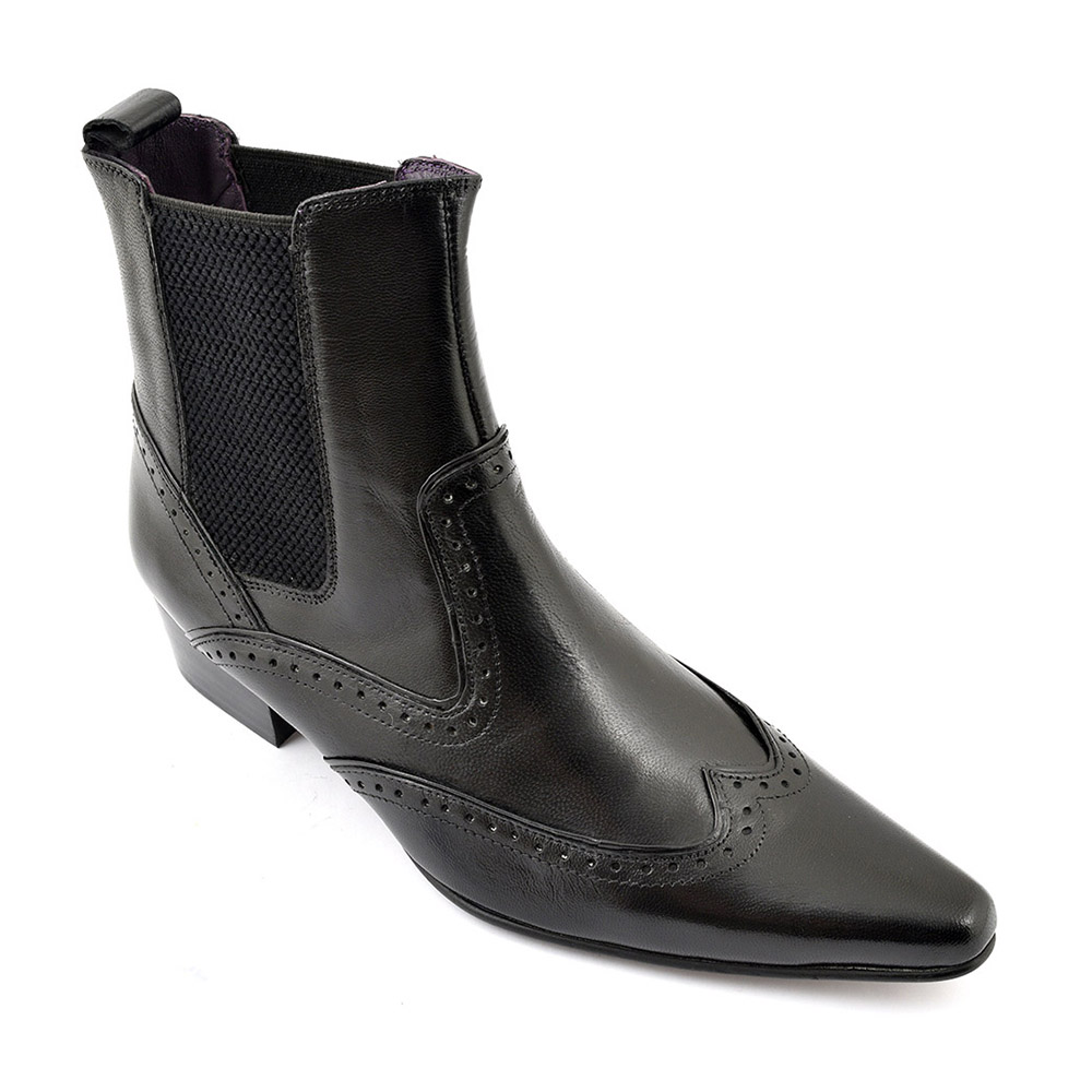 Buy Designer Mens Black Chelsea Boots | Gucinari