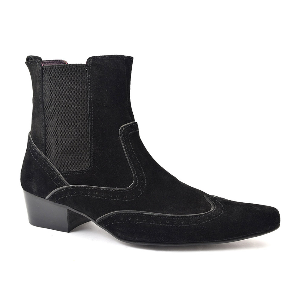 mens suede beatle boots