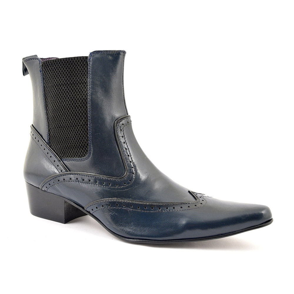 navy chelsea boot
