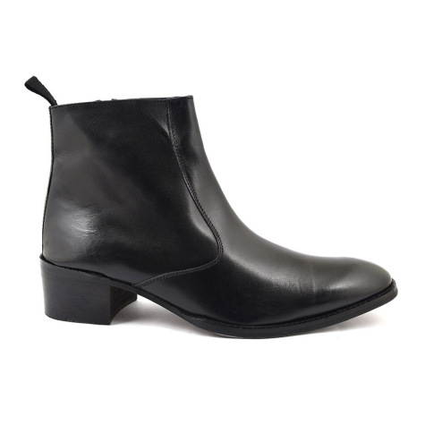 Buy Mens Black Cuban Heel Boots | Gucinari Beatle Boots