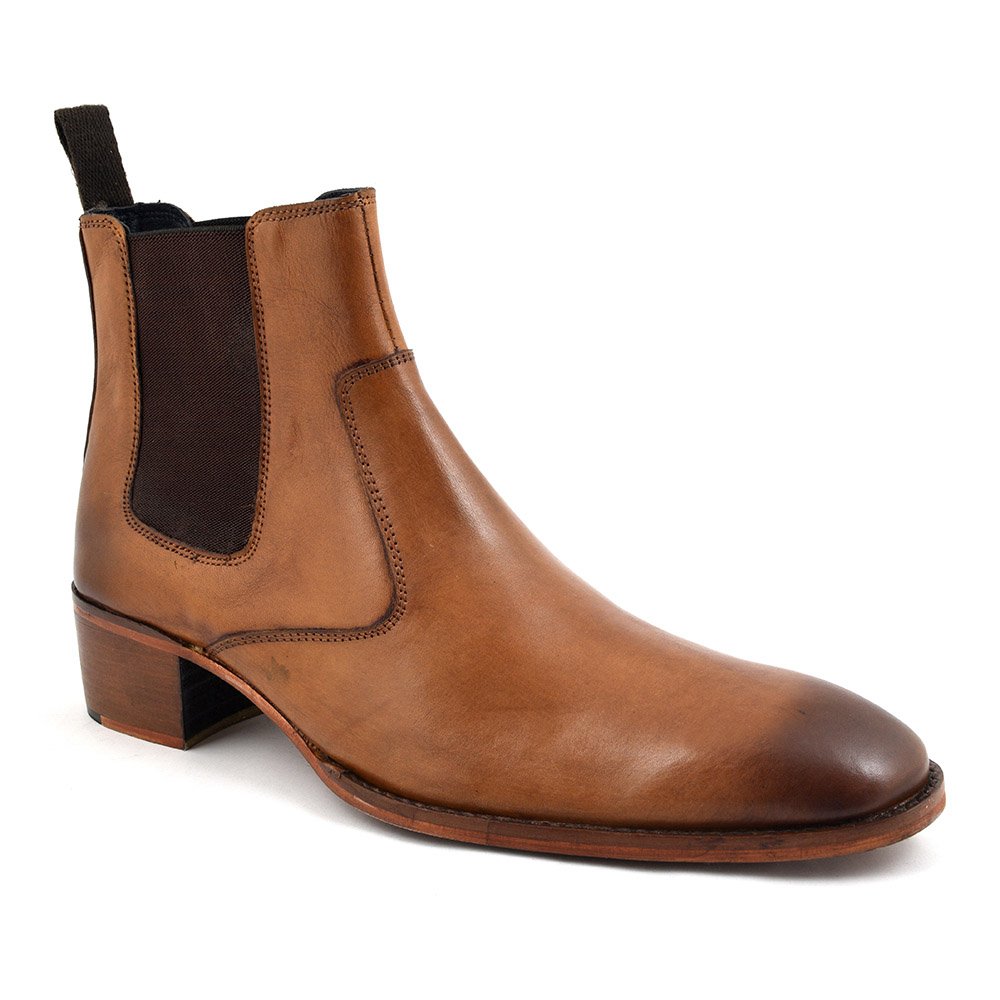 cuban heel chelsea boots mens