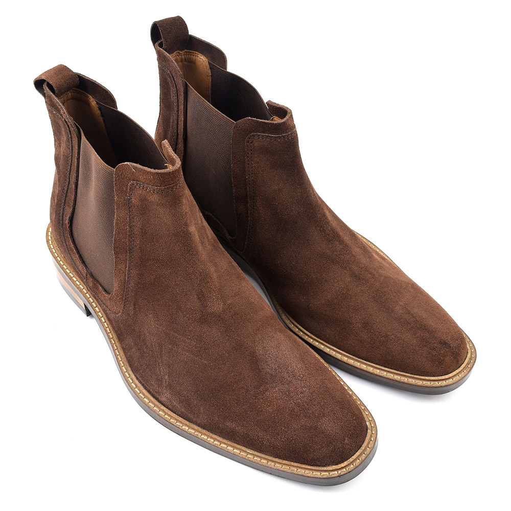 Buy Brown Suede Chelsea Boots Mens | Gucinari Style