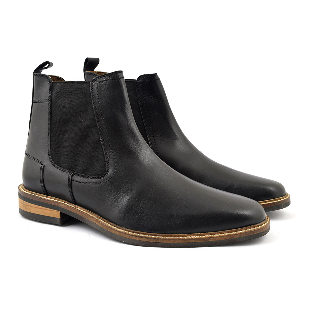 Buy Mens Designer Black Chelsea Boots | Gucinari