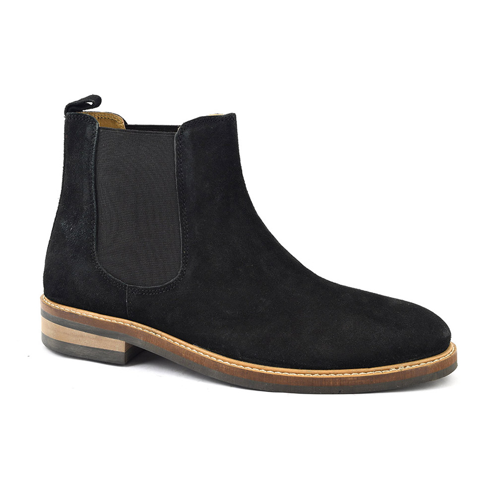 Shop Black Suede Chelsea Boot Mens Boots | Gucinari