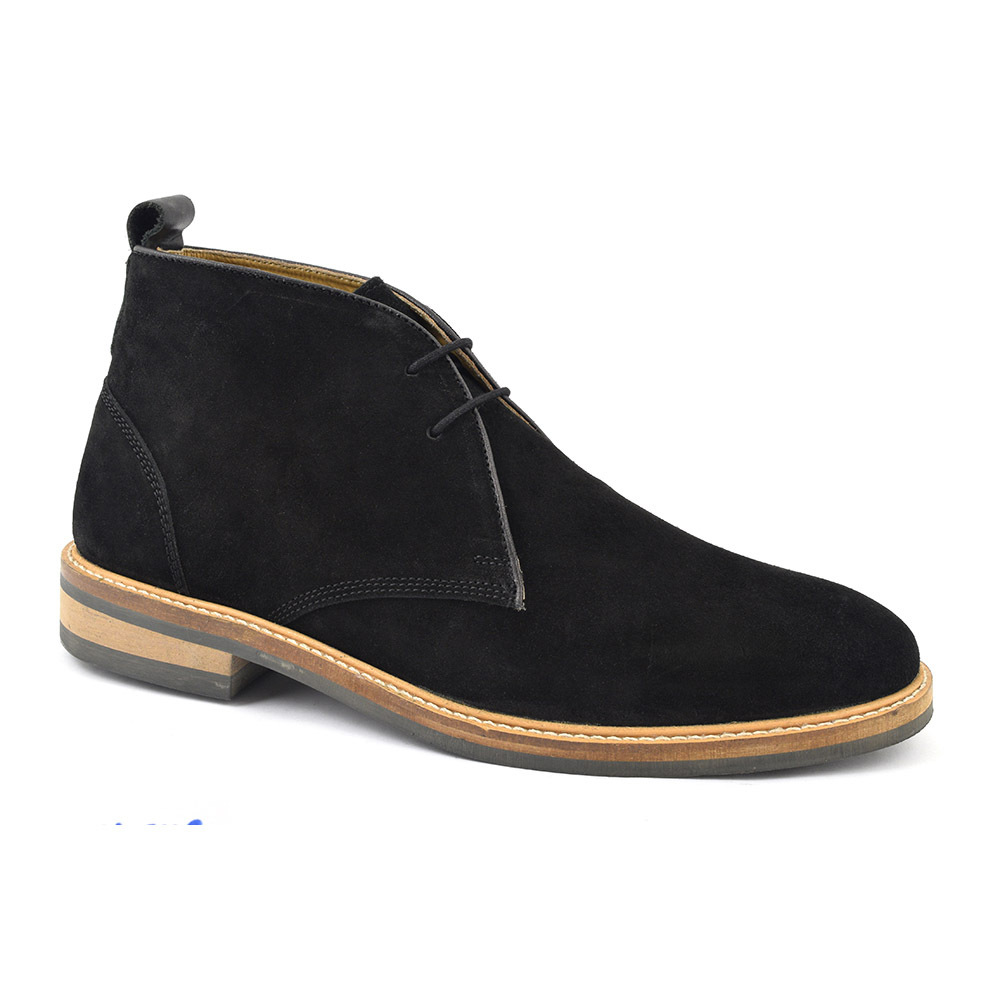 Shop Black Suede Desert Boot | Mens Gucinari Shoes