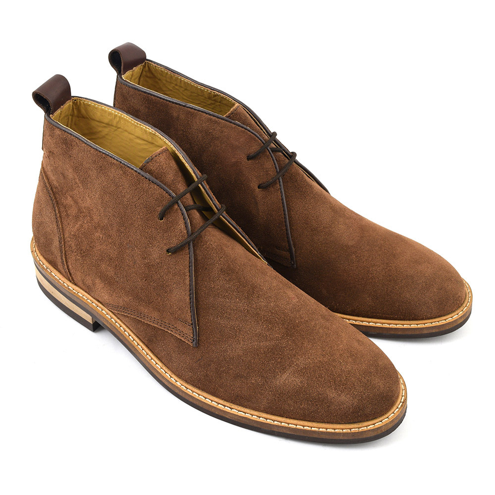 Buy Mens Brown Suede Desert Boots | Gucinari Design