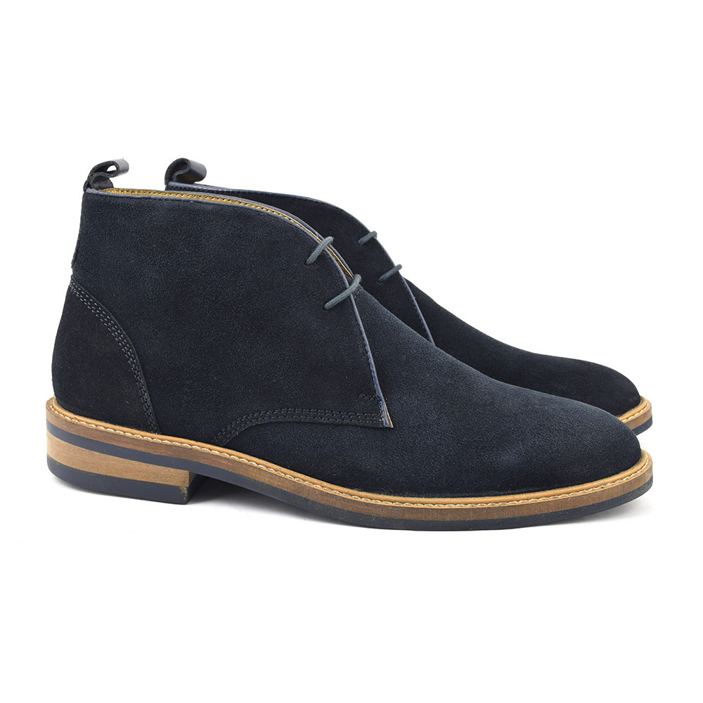 Buy Navy Suede Desert Boots Mens Style | Gucinari