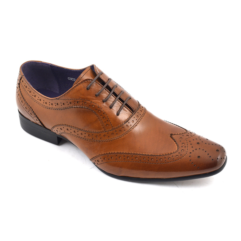 Buy Brown Oxford Brogue | Mens Shoes at Gucinari