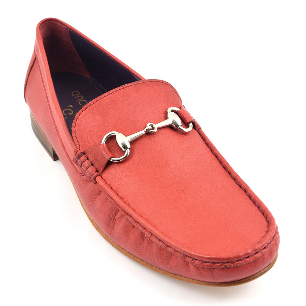 Buy Mens Red Loafer Buckle Red Loafer Gucinari