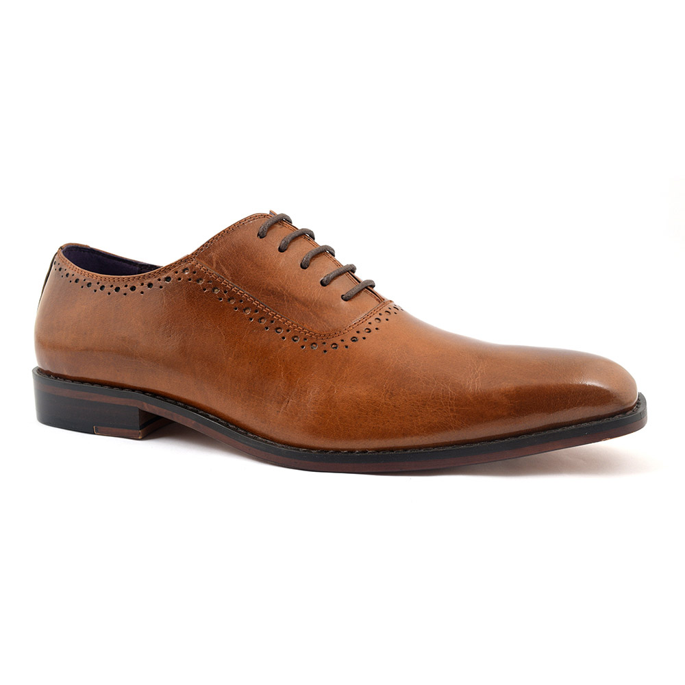 Buy Contemporary Tan Oxford Shoes | Gucinari Men
