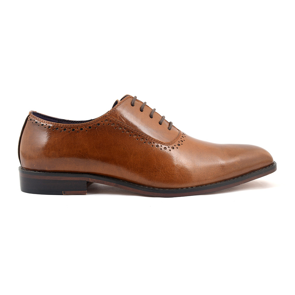 Buy Contemporary Tan Oxford Shoes | Gucinari Men