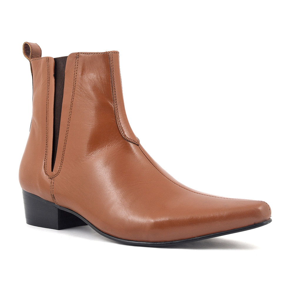 mens chelsea boots with cuban heel